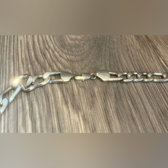 Large Silver Chain with Cross - Picture 4 of 6